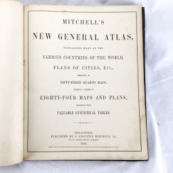 Mitchell's new general atlas